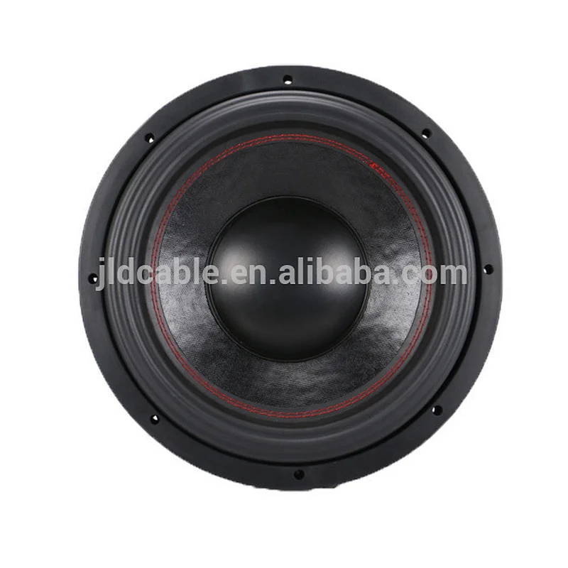 competition price for 12 inch dual 2 ohm 1000w rms /2000w max powered subwoofer speaker