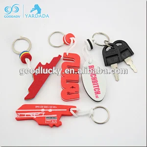 New design homemade eva floating keychain / eva foam keychain