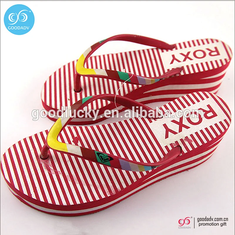 Guangdong supply wholesale cheap wedge slipper fashion women slipper