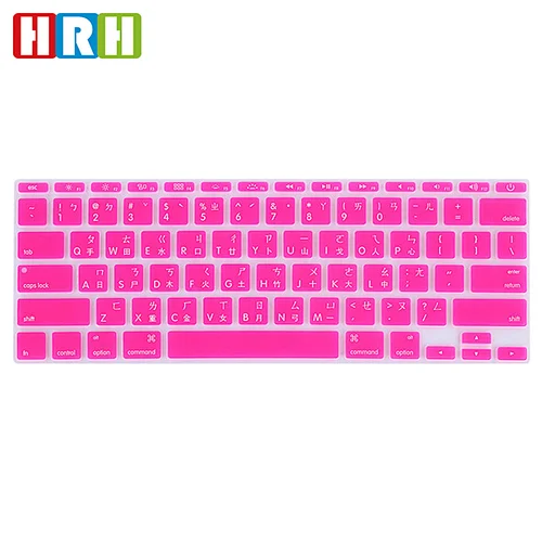 ODM Taiwanese Silicone Laptop Keyboard Skins custom keyboard skin for Macbook Air 11 Keyboard Protector English Version