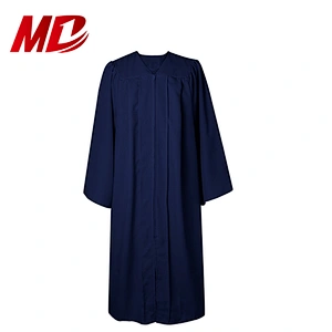 Factory Wholesa Navy Matte Graduation Gown Cap Sets