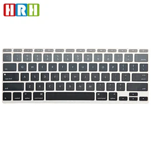 English Silicone Rainbow Keyboard Protector custom silicone keyboard cover for Macbook Air 11 for mackbook pro keyboard cover