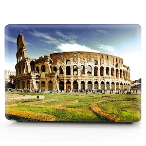 Famous Building custom hard case plastic case for macbook 13 top case for macbook pro 13 touch bar