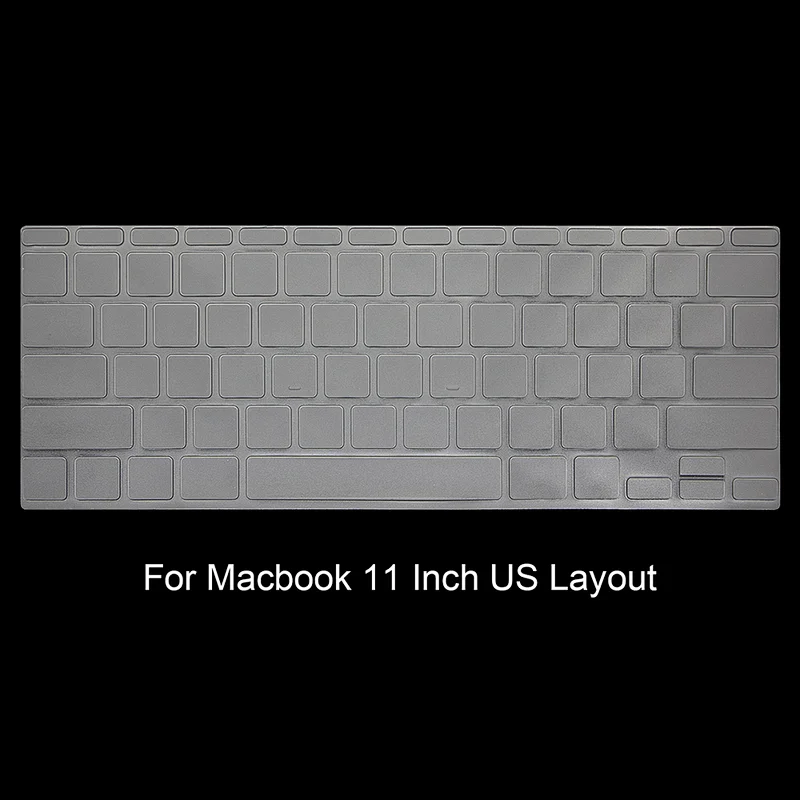 hrh keyboard cover Clear tpu keyboard skin for macbook air 11 A1370 tpu keyboard skin laptop skin 2018 new air
