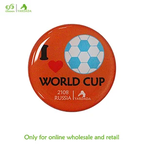 High quality 3D Football Cup pattern epxoy fridge magnet, strong suction and beautiful in stock.