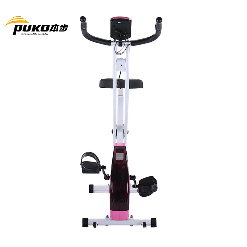 Portable stationary magnetic bike workout