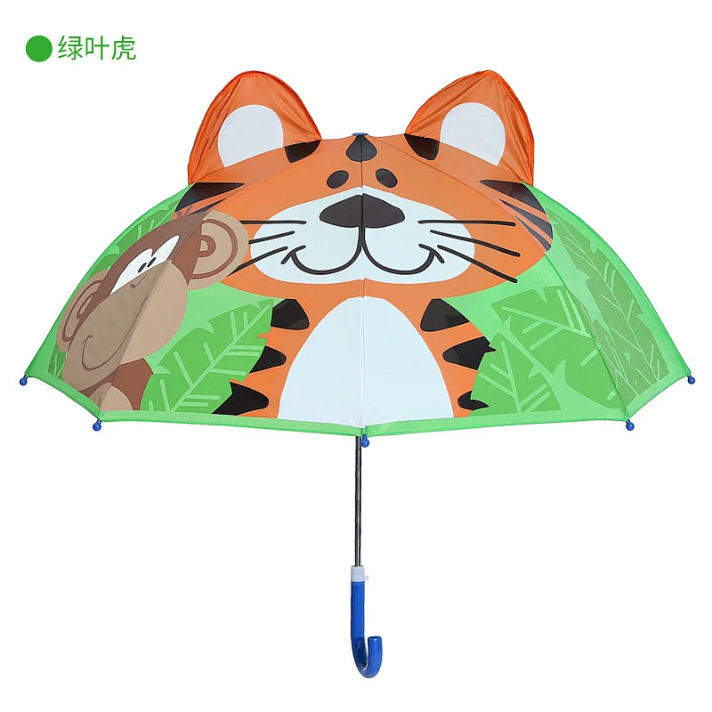 Zhejiang factory Promotional Rain Ear Animal Shapes 3D Kids Umbrella for wholesale