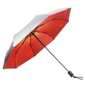 2018 New Design Products travel Manual open power bank 3 folding umbrella with Data cable