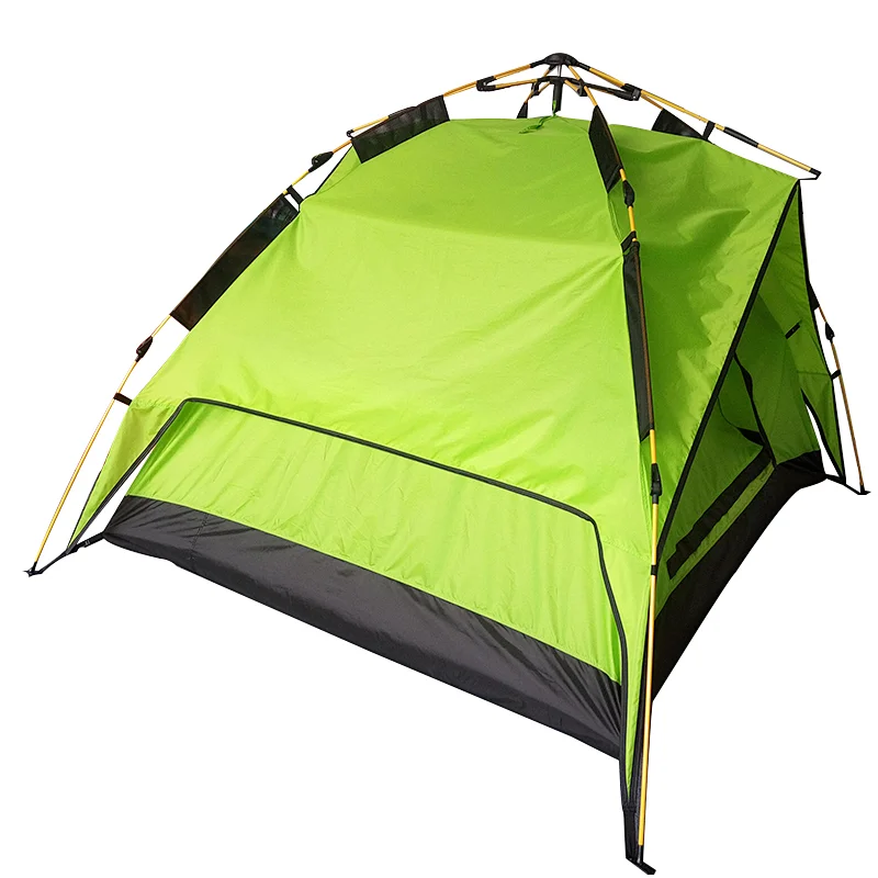 Double layers sunproof tents camping outdoor dual doors tourist house tents