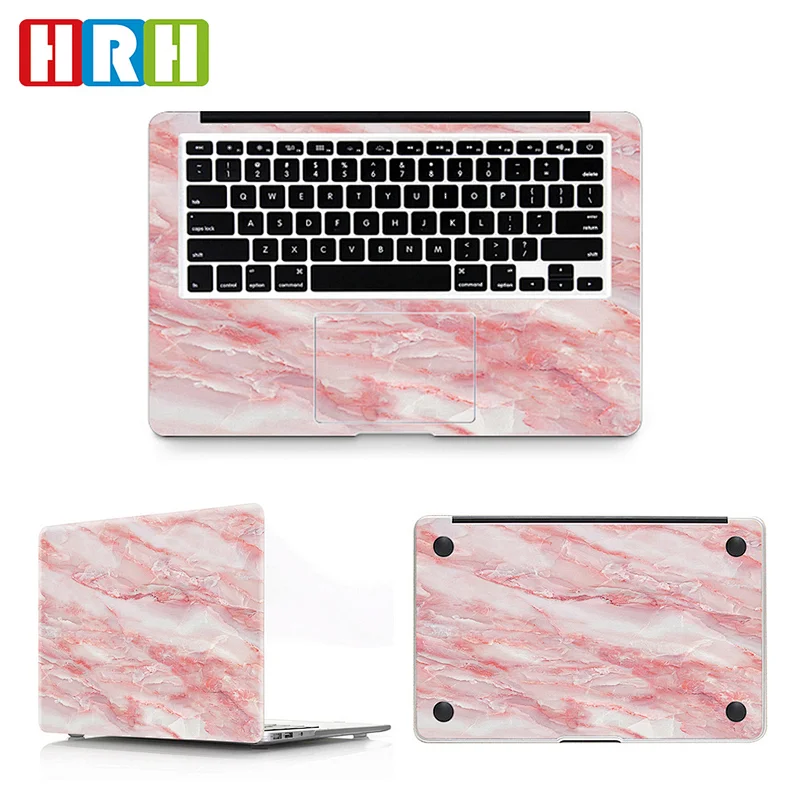 OEM Laptop Marble Pattern PVC decal sticker Full Body Laptop Skin Sticker  For Mac Book Air Laptop