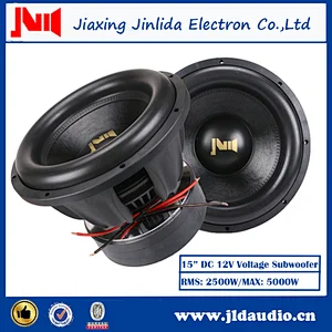 JLD Best sell 15 inch car audio subwoofer with 2500w-5000w HIGH powered speaker used subwofoers for sale MADE IN CHINA