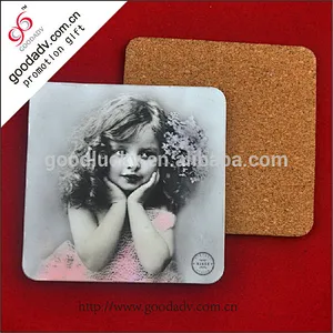 Promotional MDF wood coaster with printing logo