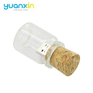 Glass Bottle Shape 64Gb Usb Flash Drive
