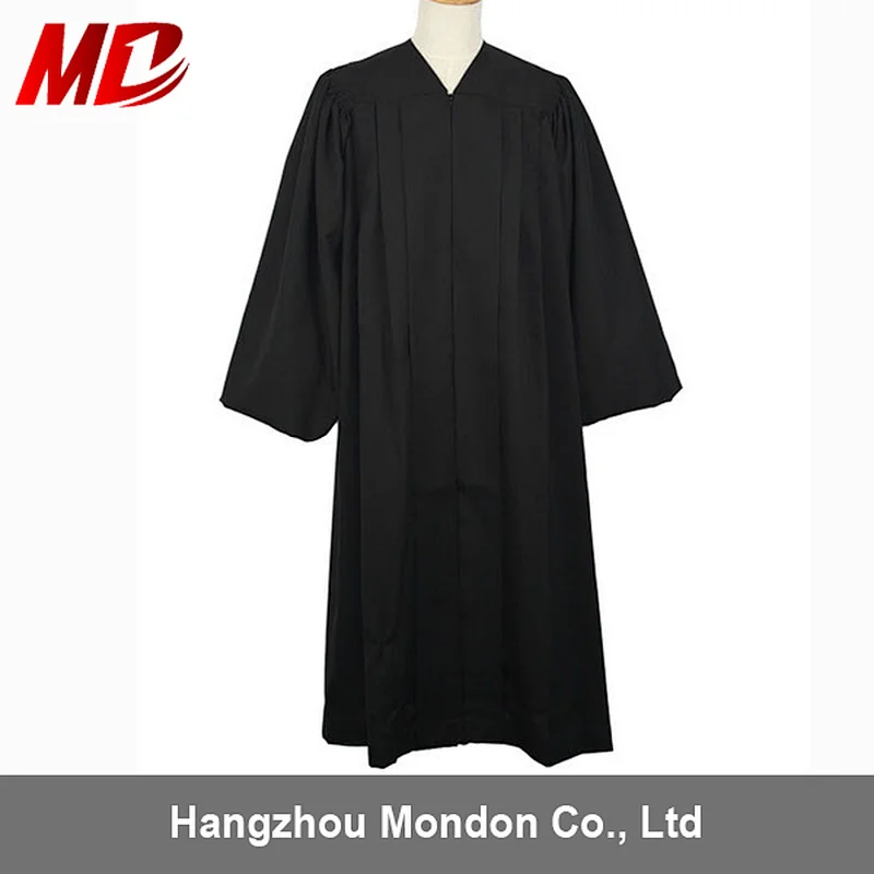 Black Classical Style Clergy Robe For Church