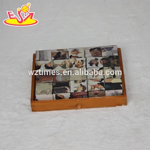 wholesale newly fashioned wooden packed blocks toy for children W14F027