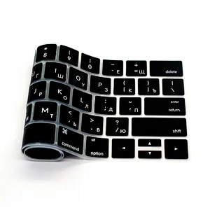 shenzhen keyboard protector Washable Laptop Mongolian Laptop Keyboard Protector for macbook touch bar 13 15