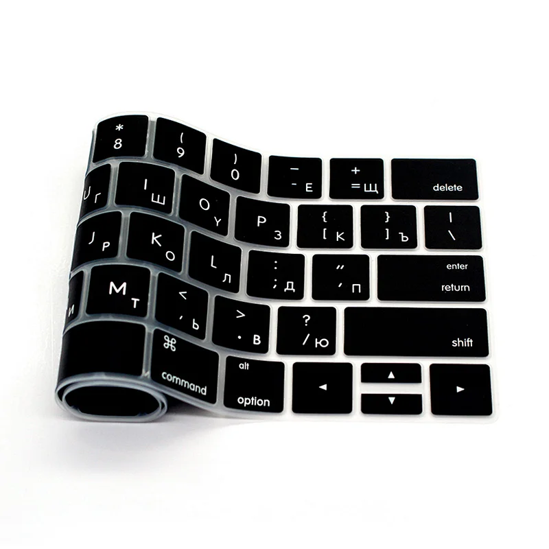 shenzhen keyboard protector Washable Laptop Mongolian Laptop Keyboard Protector for macbook touch bar 13 15