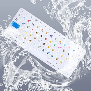 Cartoon Design Silicone Keyboard Covers laptop skin covers for Macbook pro 15 for cover for macbook pro 13
