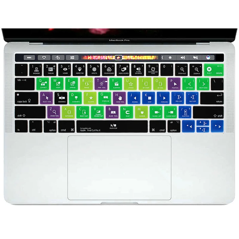 shenzhen silicone products for macbook pro wholesale OEM Products Final Cut Keyboard silicone keyboard