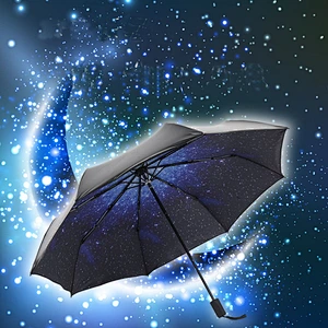 Creative Star Umbrella black coated anti uv umbrella