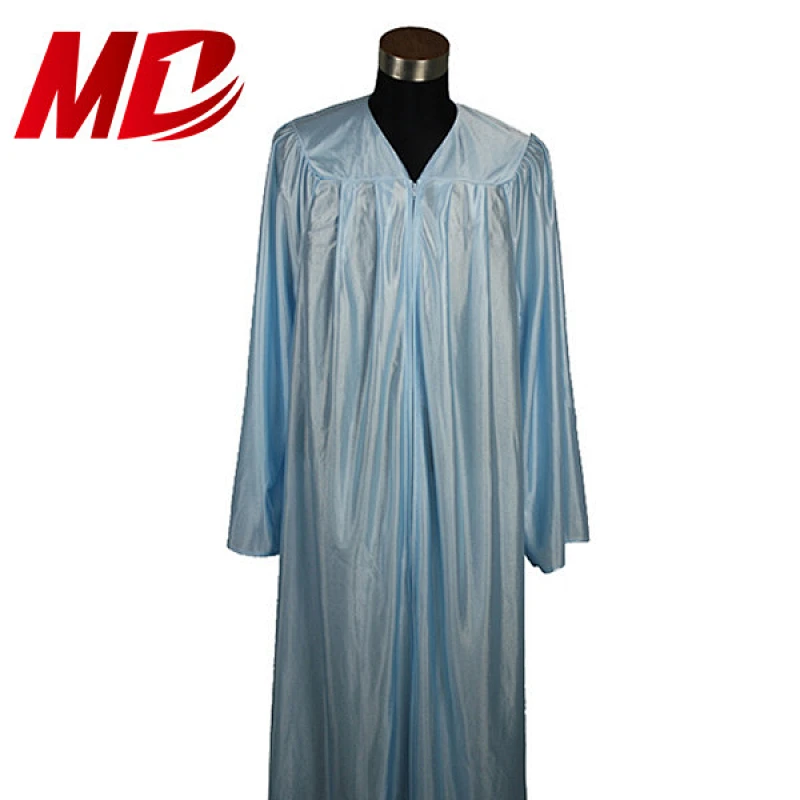 Customised Hot sale Sky Blue Graduation Gown