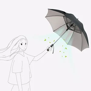 23inch stock cheap outdoor golf fan umbrella with USB Rechargeable