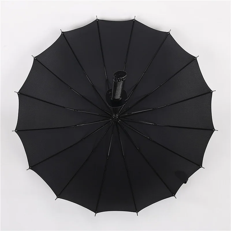 Japanese 8 / 16 / 24 Ribs Wind proof Black katana umbrella samurai sword umbrella