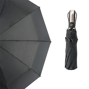 Heavy duty Portable Automatic Travel Auto Open Close 10ribs Compact Rain Folding Gentle Umbrella