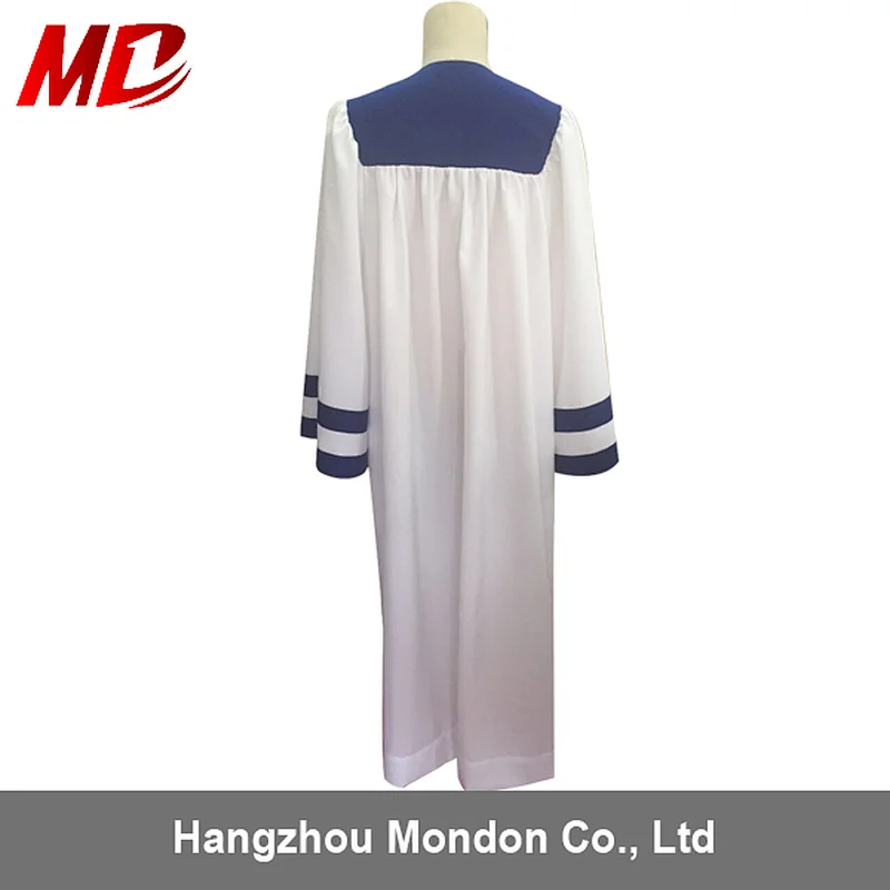 With Blue Yoke and Sleeves the White Church Choir Gowns