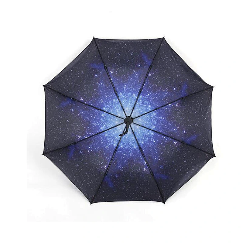 Creative Star Umbrella black coated anti uv umbrella