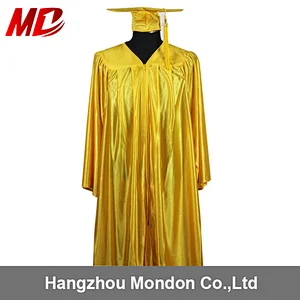 Shiny Graduation Cap and Gown cheap kindergarten gowns academic apparel