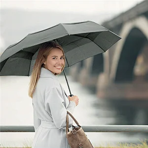 24inches double vent Construction golf 3 fold mini umbrella
