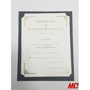 Wholesale Cheap Customized Paper Certificate folder for Graduation
