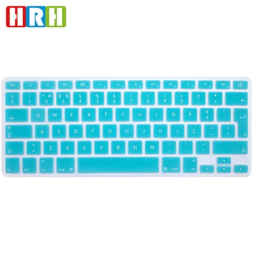 Portuguese language keyboard covers Custom Silicone 101inch keyboard protector For macbook pro laptop 13 Cover EU Version
