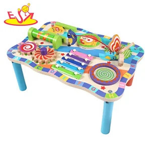 New arrival kids educational table wooden busyboard for kids W12D153