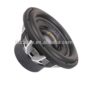 10inch spl car audio subwoofer with aluminum basket and 1000w rms powered subwoofer for sale