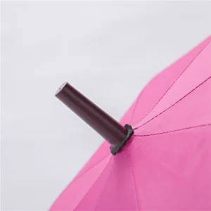 Advertising pink color Straight Promotion rain umbrella