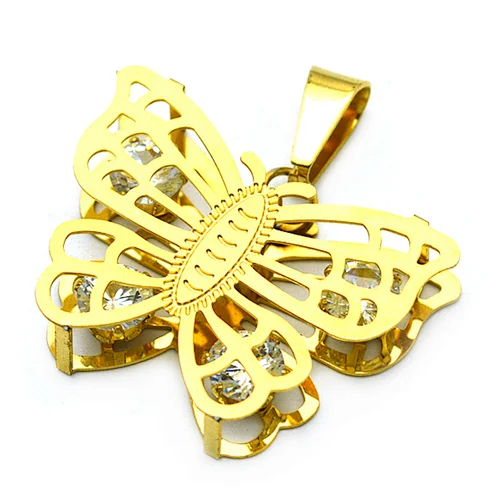 Hottest best gift Golden Butterfly women jewelry set