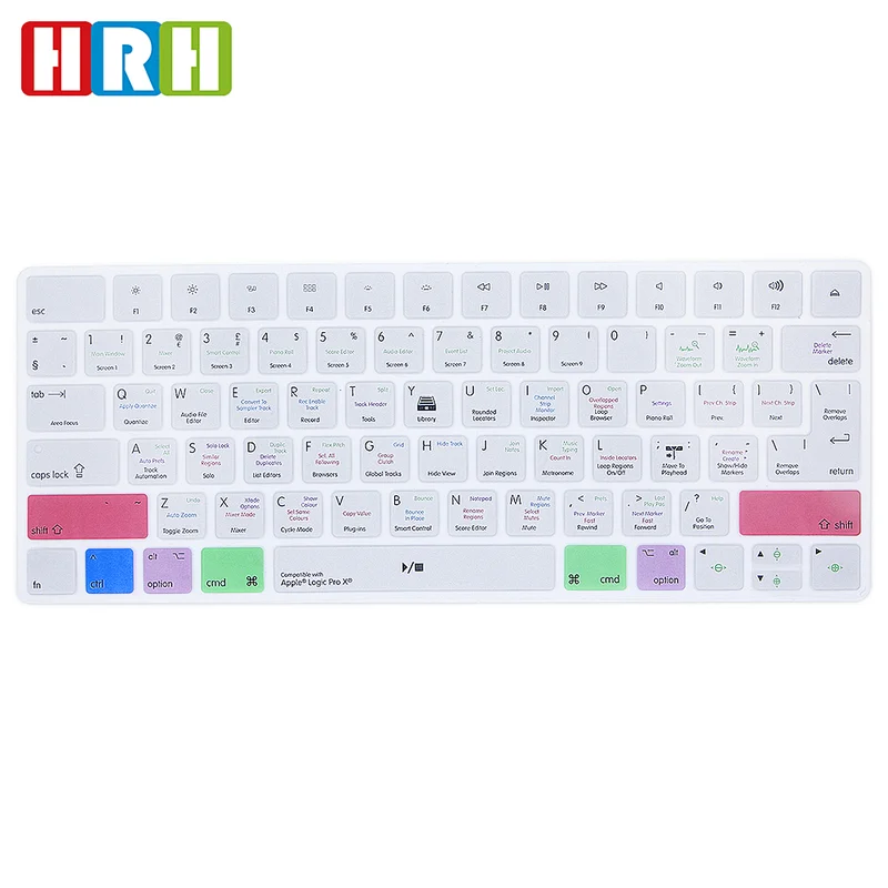 Hot Amazon Logic Pro X Controller Hotkey Silicone Laptop Keyboard Cover For Magic Keyboard MLA22LL/A
