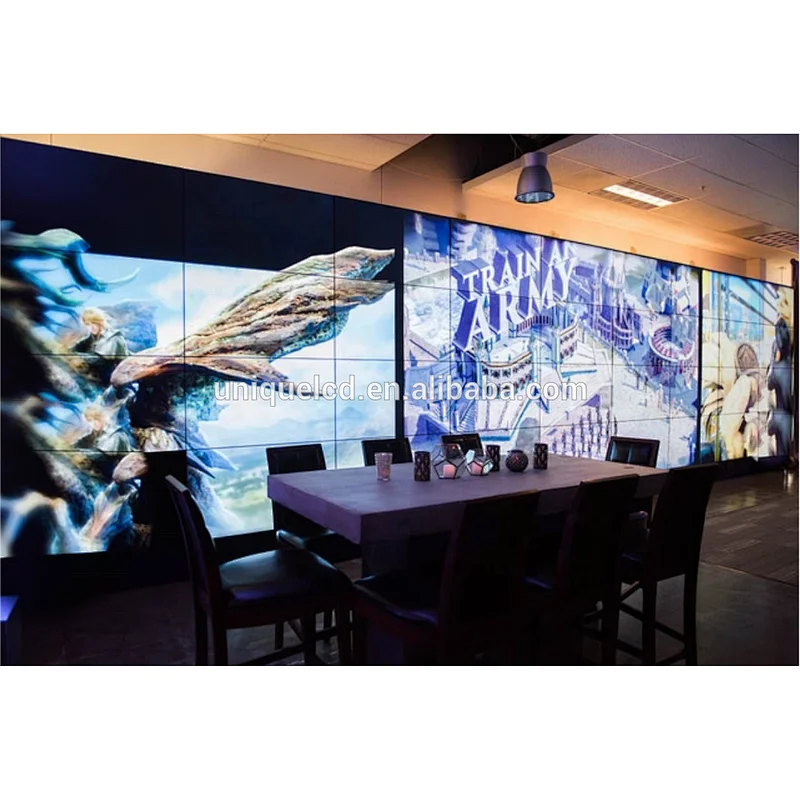 Seamless Video Wall Videowall With 1.7mm Splicing For Indoor