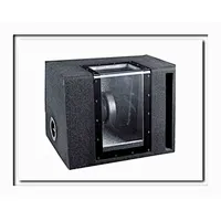 High performance bandpass 300W 80oz magnet black carpet protection and transparent plexiglass bolted 12inch subwoofer bandpass