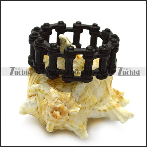 black plating stainless steel bicycle chain ring for riders in style