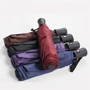 High quality Eso automatic compact travel umbrella with reverseing