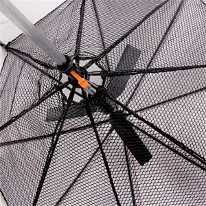 Paraguas de ventilador exterior recto de nuevos productos con recarga USB