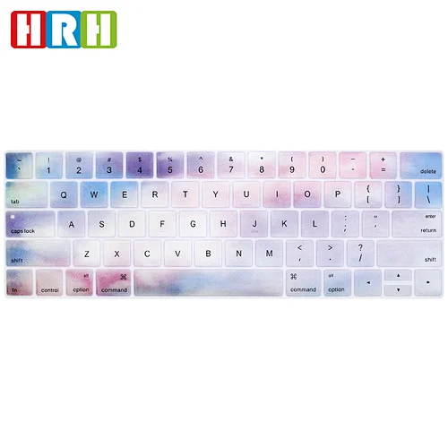 Creative Design Custom Silicone Keyboard Protector Laptop skin keyboard cover For Macbook Pro 15 Touch Bar