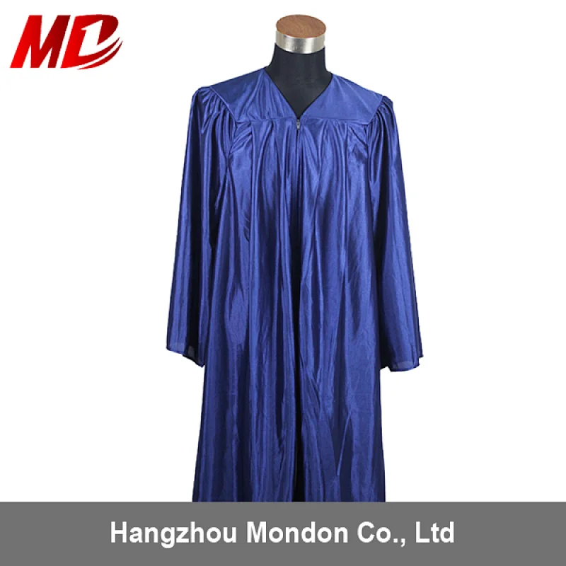 Factory promotion Shiny Children Graduation Gowns
