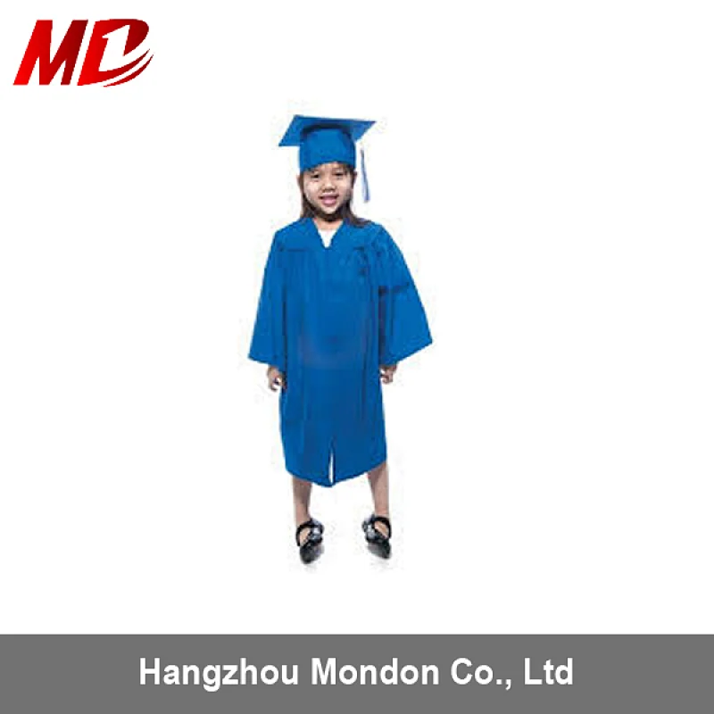 children graduation gown for kids of kindgarden school