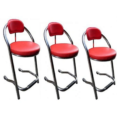 Modern Round Arcade Stainless Steel Bar Stools Chairs