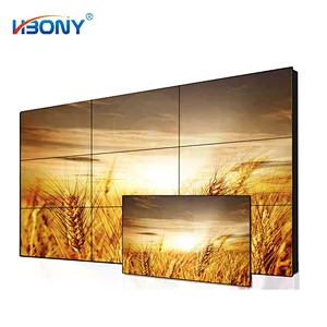 49 Inch LCD Video Wall For Rental Exhibition Show 3x3 LCD Video Wall