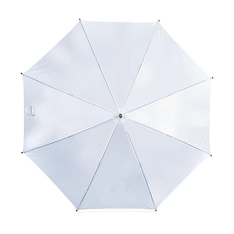 Paraguas recto del sol del viento del color sólido del tamaño estándar del poliéster a prueba de viento